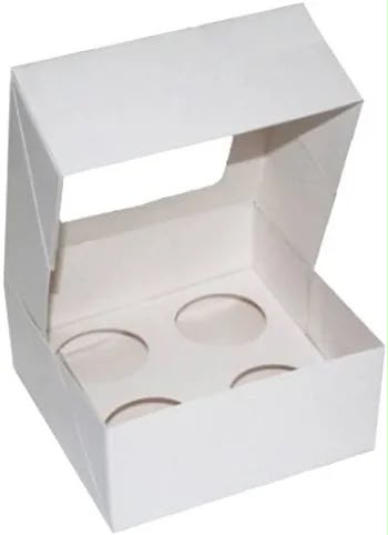 Caja para cuatro alfajores 100U