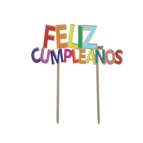 Topper Feliz Cumpleaños
